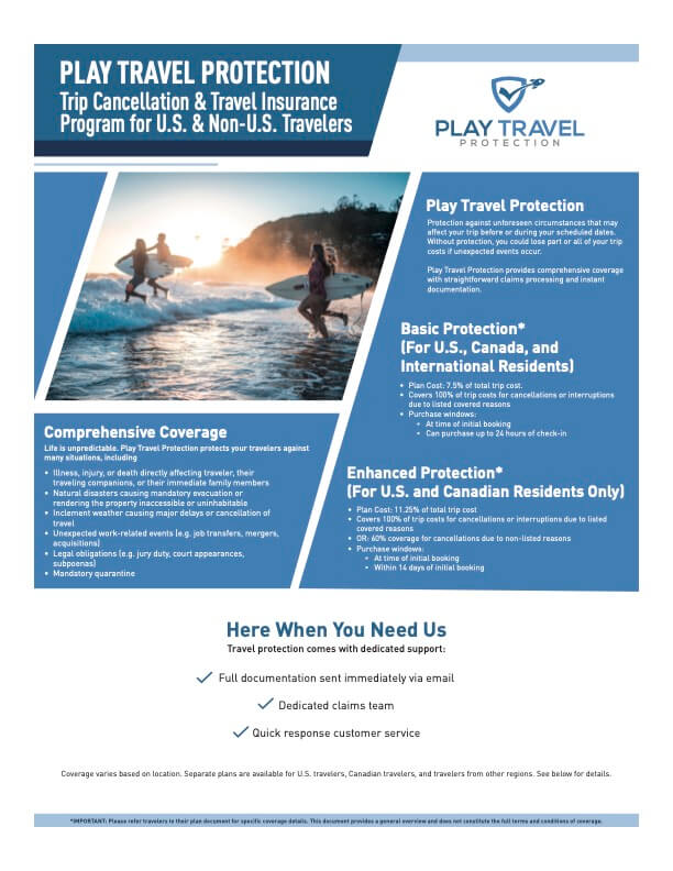 Plsy Travel Lux Brochure