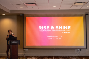 A Rise & Shine presenter