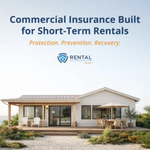 Short-term rental commercial insurance protection in partnership with RentalGuardian